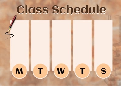 class schedule generator